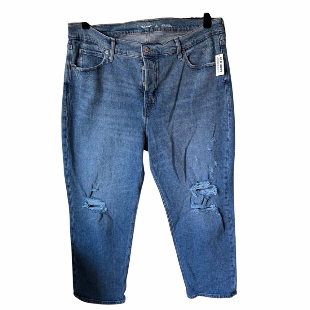 Old Navy Blue Distressed Ankle Jeans – Women’s 18 Petite